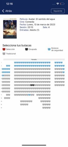 Cine Yelmo для iOS — скриншот 3