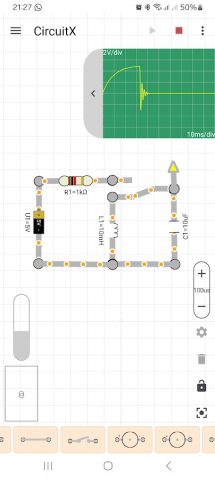 CircuitX: Circuit Simulator для Android — скриншот 2