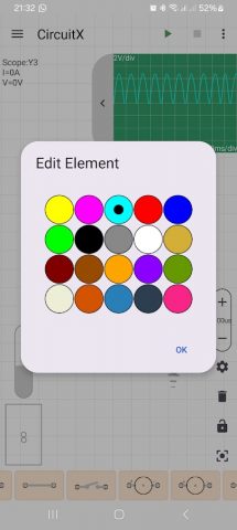 CircuitX: Circuit Simulator для Android — скриншот 4