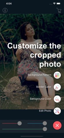 Circular Photo Cropping Tool для iOS — скриншот 3