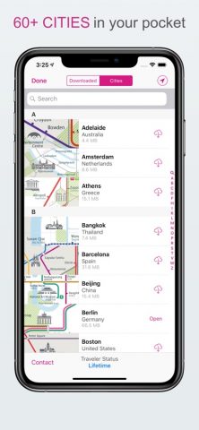 City Rail Map — Travel Offline для iOS — скриншот 2