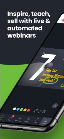 ClickMeeting Webinars Meetings для iOS — скриншот 1