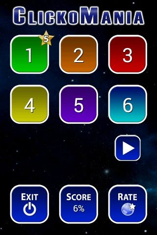 ClickOMania для Android — скриншот 3