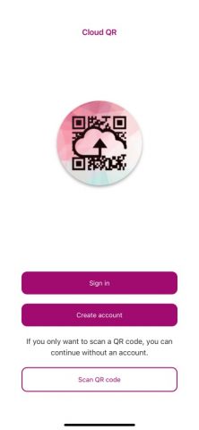 Cloud QR Generator для iOS — скриншот 3