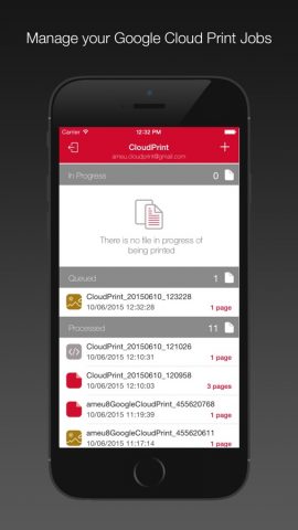 CloudPrint для iOS — скриншот 1