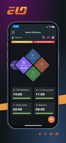 Club ELD для iOS — скриншот 2