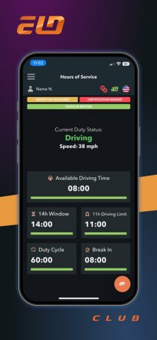 Club ELD для iOS — скриншот 4