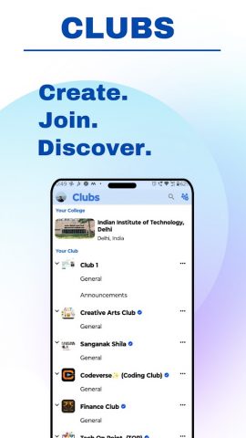 Clubchat: College Club & Event для Android — скриншот 3
