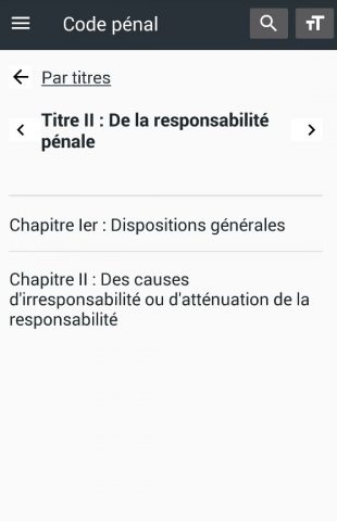 Code pénal des Français 2024 для Android — скриншот 3