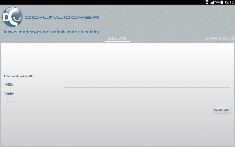 Codes Calculator for Huawei для Android — скриншот 3