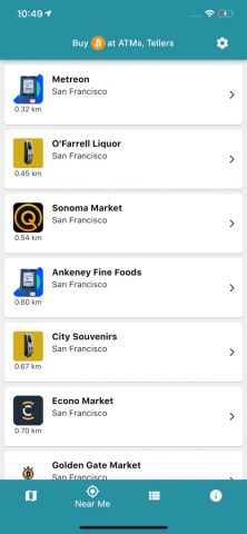 CoinATMRadar — Bitcoin ATM Map для iOS — скриншот 3