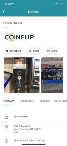 CoinATMRadar — Bitcoin ATM Map для iOS — скриншот 4