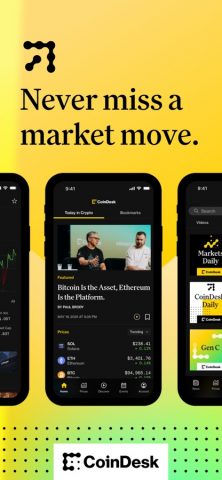 CoinDesk: Crypto News & Prices для iOS — скриншот 1
