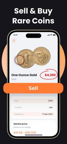 CoinIn: Coin Scan Identifier для iOS — скриншот 4