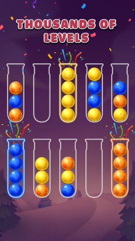 Color Ball Sort Puzzle для Android — скриншот 3