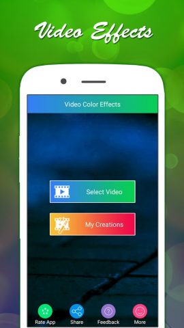 Color Video Effects, Add Music для Android — скриншот 1