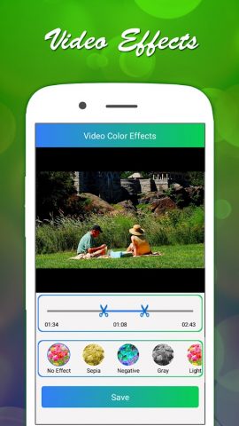 Color Video Effects, Add Music для Android — скриншот 3