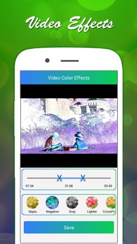 Color Video Effects, Add Music для Android — скриншот 4