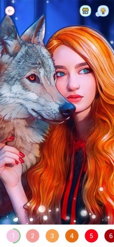 Coloring Book -Color by Number для iOS — скриншот 2