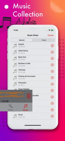 Combine Video Maker для iOS — скриншот 5