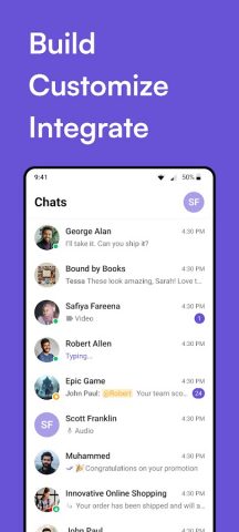 CometChat Builder для Android — скриншот 1