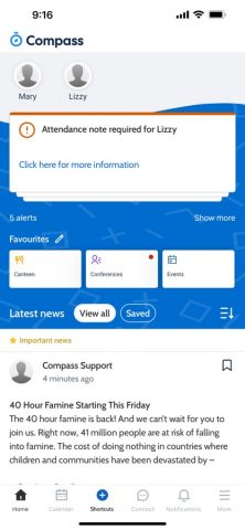 Compass School Manager для iOS — скриншот 1