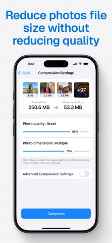 Compress Photos & Pictures — скриншот 2