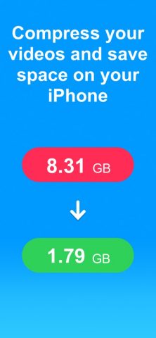 Compress Videos & Resize Video для iOS — скриншот 1