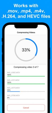 Compress Videos & Resize Video для iOS — скриншот 3