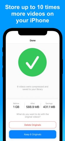 Compress Videos & Resize Video для iOS — скриншот 4
