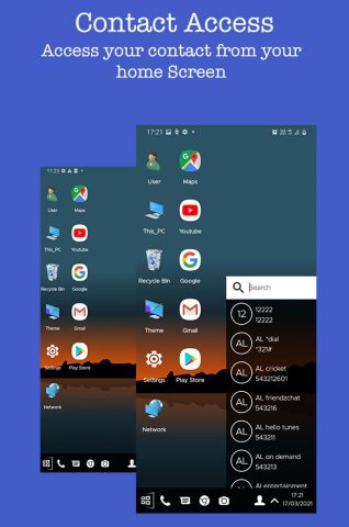 Computer Launcher — win style для Android — скриншот 4
