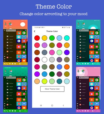 Computer Launcher — win style для Android — скриншот 5