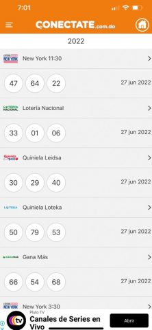 Conectate Loterías для iOS — скриншот 5