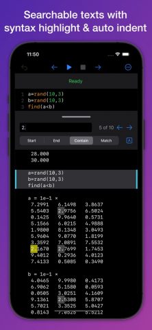 Console for MATLAB programming для iOS — скриншот 4