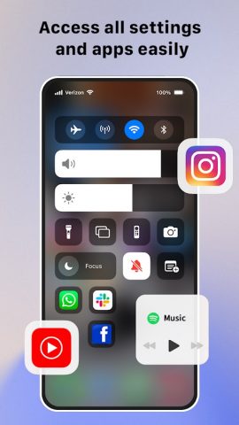 Control Center OS для Android — скриншот 1