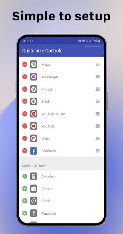 Control Center OS для Android — скриншот 2