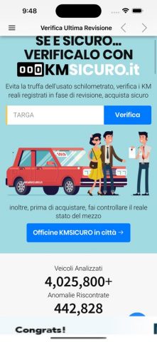 Controllo Targa для iOS — скриншот 1