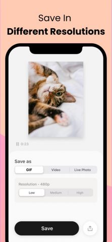 Convert: GIF Maker & Wallpaper для iOS — скриншот 4