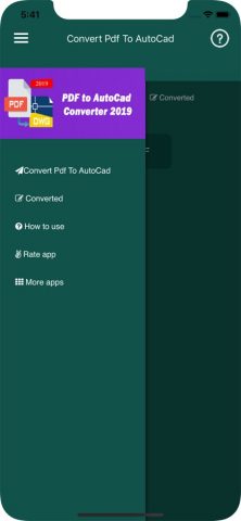 Convert PDF to AutoCad для iOS — скриншот 1