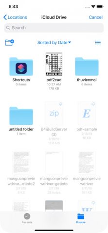 Convert PDF to AutoCad для iOS — скриншот 2