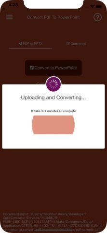Convert PDF to PowerPoint для iOS — скриншот 3