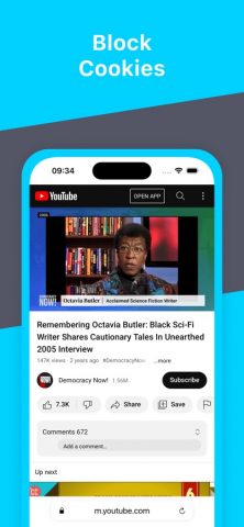 Cookie Web Browser Private для iOS — скриншот 5