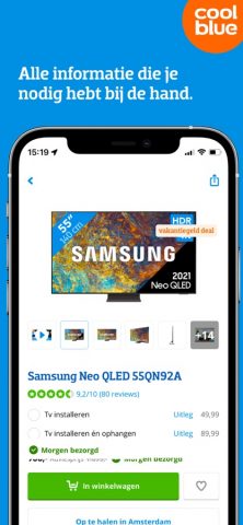 Coolblue для iOS — скриншот 1