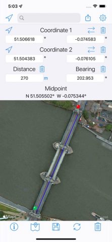 Coordinates Calculator Pro для iOS — скриншот 4