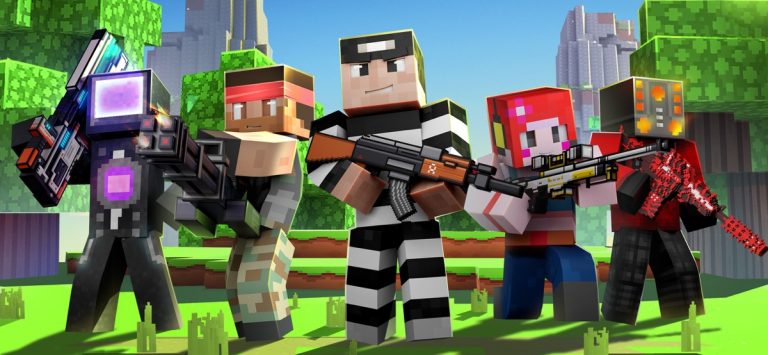 Cops N Robbers:Pixel Craft Gun для iOS — скриншот 1