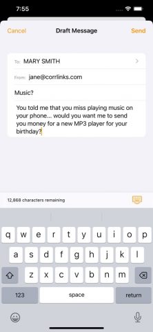 CorrLinks для iOS — скриншот 4