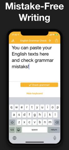 CorrectMe Grammar AI Keyboard для iOS — скриншот 1