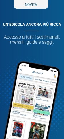 Corriere della Sera — Edicola для iOS — скриншот 3