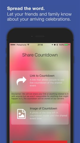 Countdown Timer: Count to Days для iOS — скриншот 3