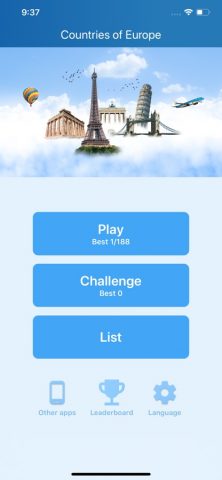 Countries of Europe — Quiz для iOS — скриншот 5